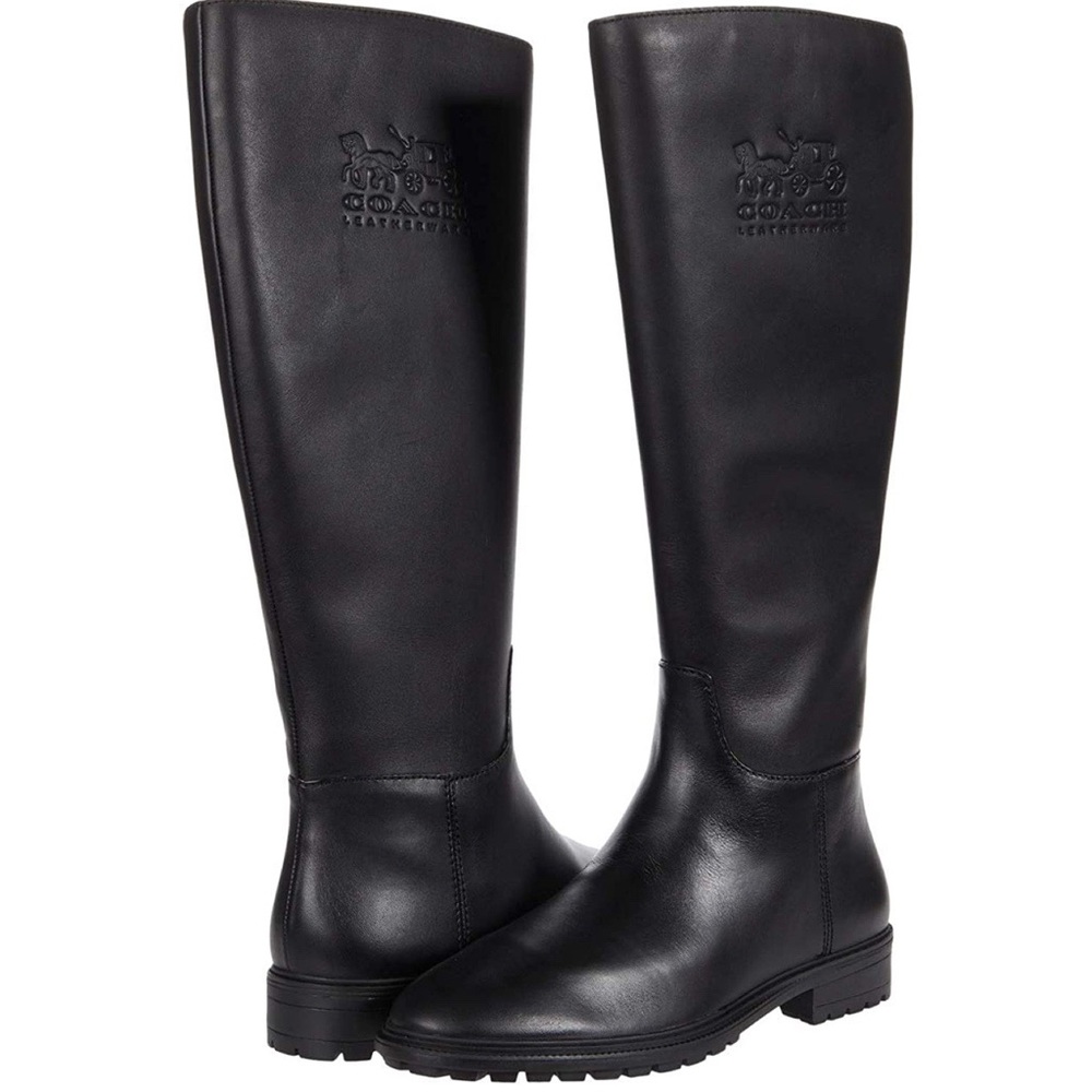 COACH Fynn Leather Boots